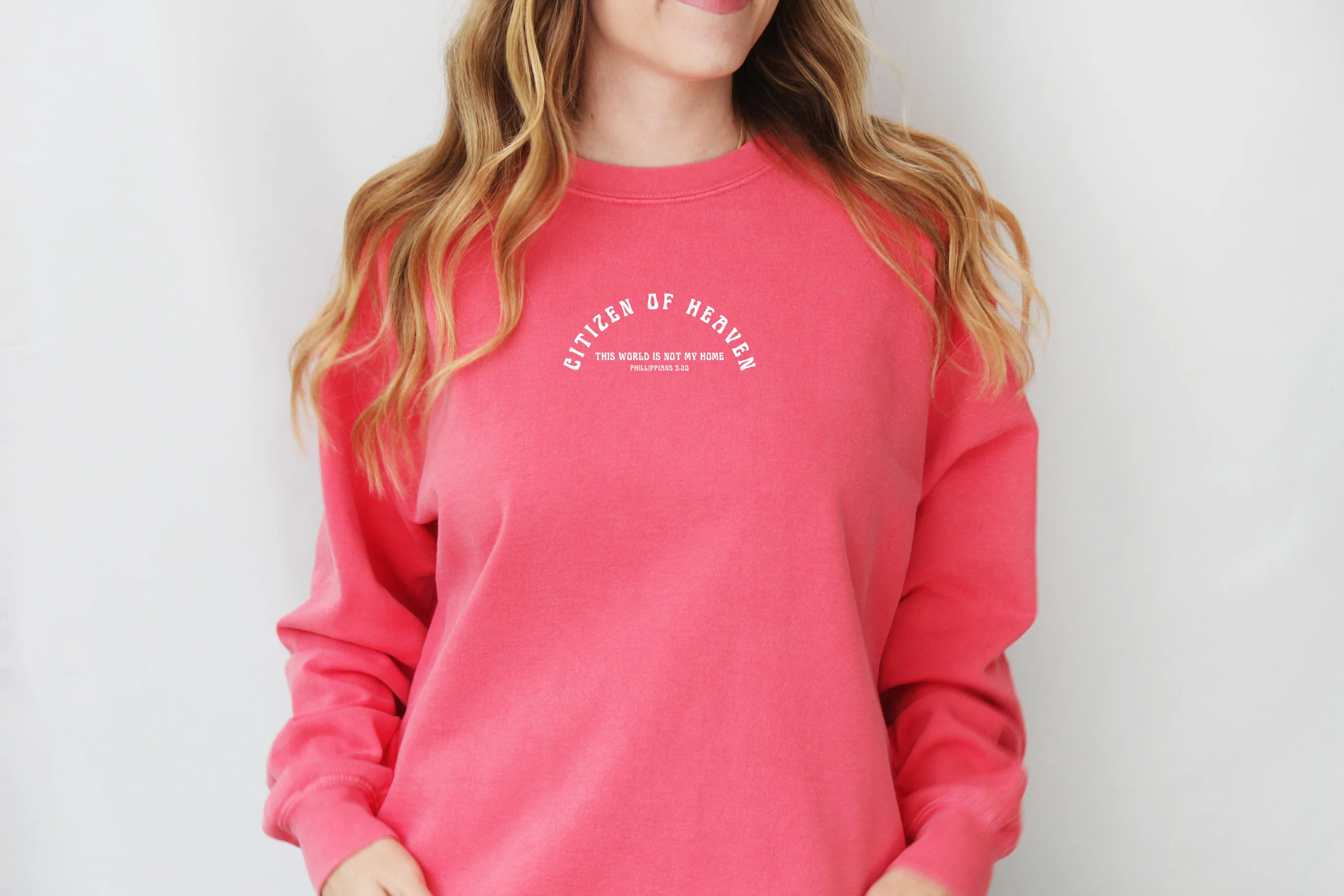 CITIZEN OF HEAVEN (THIS WORLD IS NOT MY HOME) UNISEX SWEATSHIRT