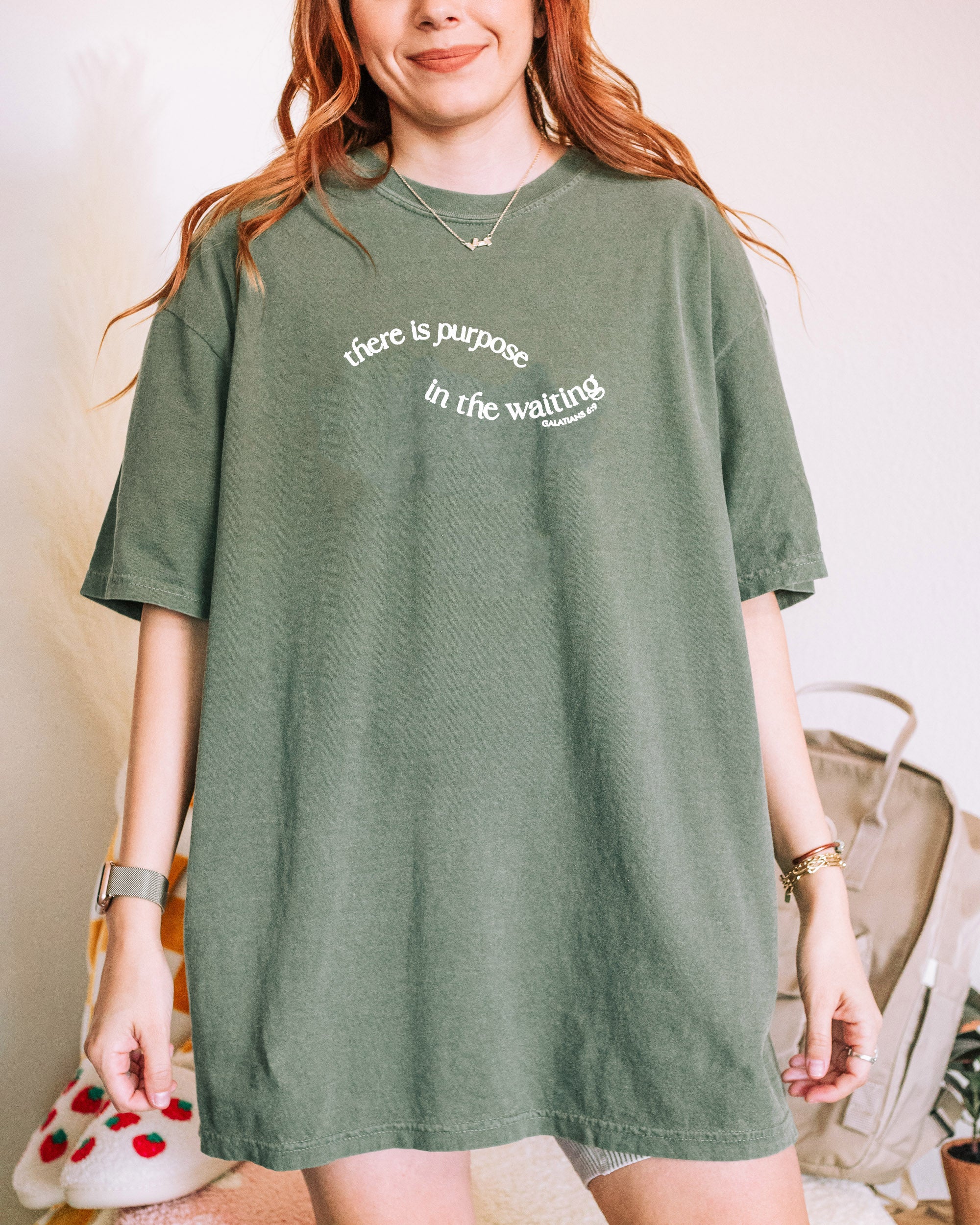 THERE IS PURPOSE IN THE WAITING UNISEX TEE - Image 3