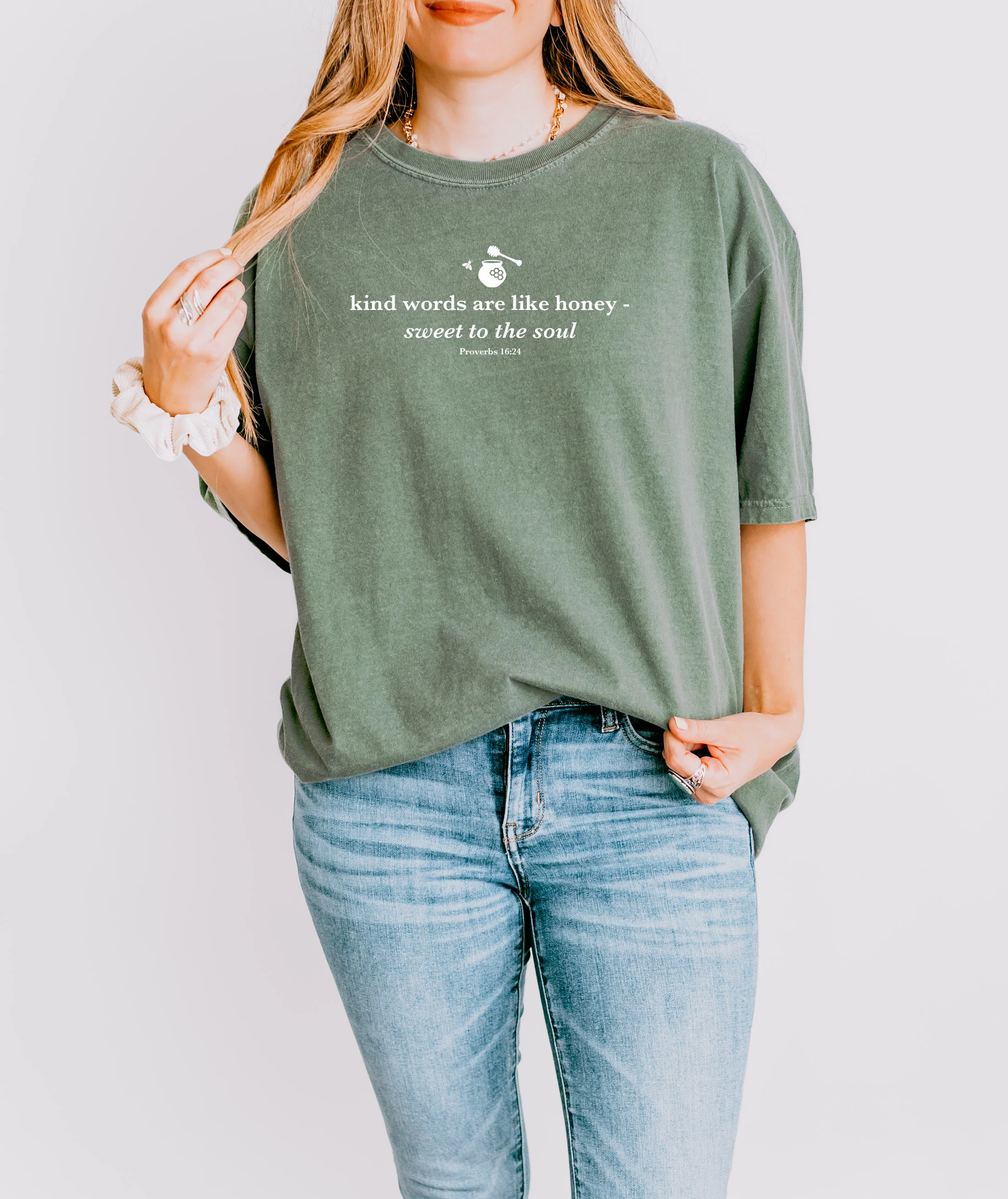 KIND WORDS ARE LIKE HONEY UNISEX TEE