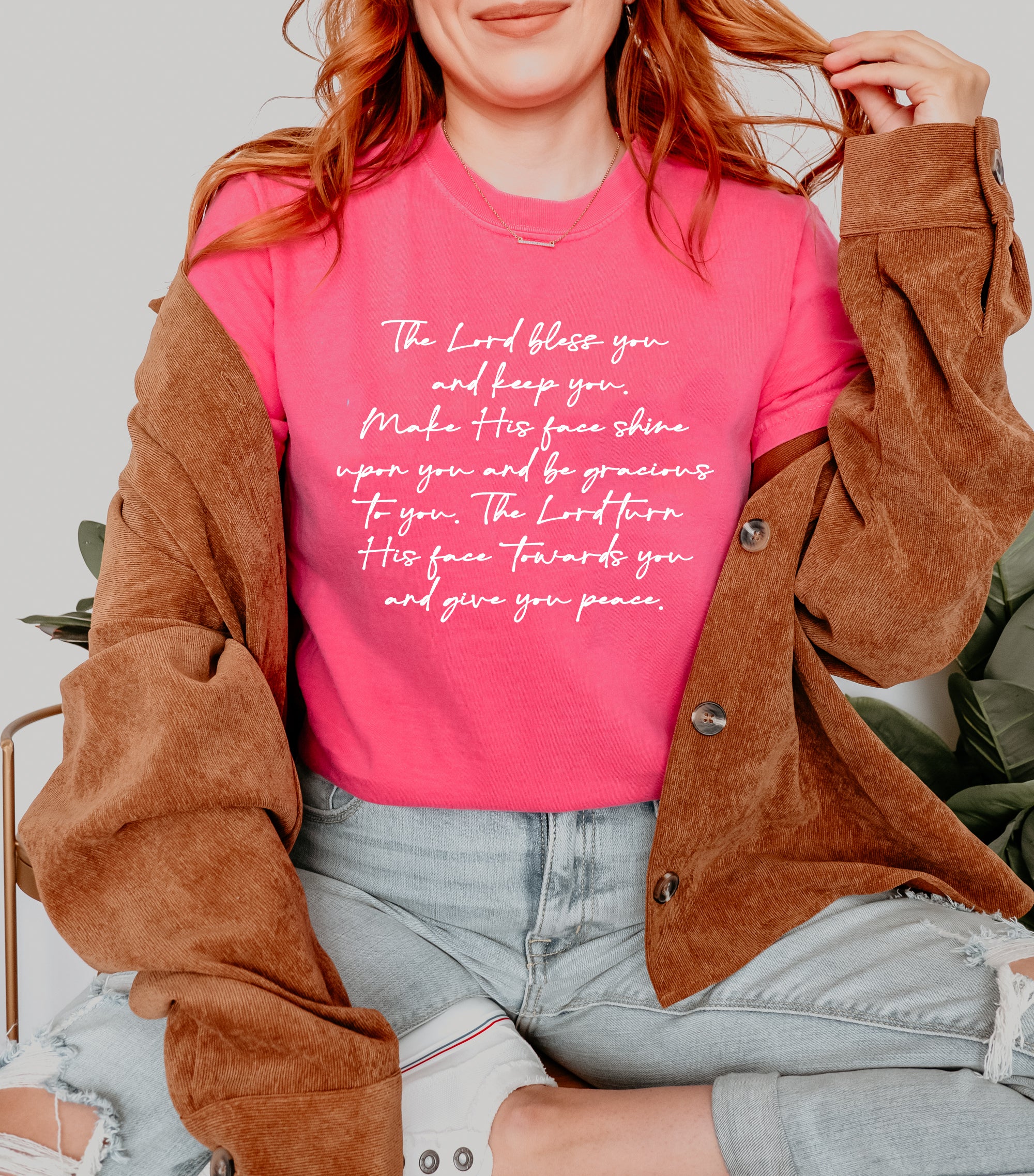 LORD BLESS YOU AND KEEP YOU UNISEX TEE - Image 2